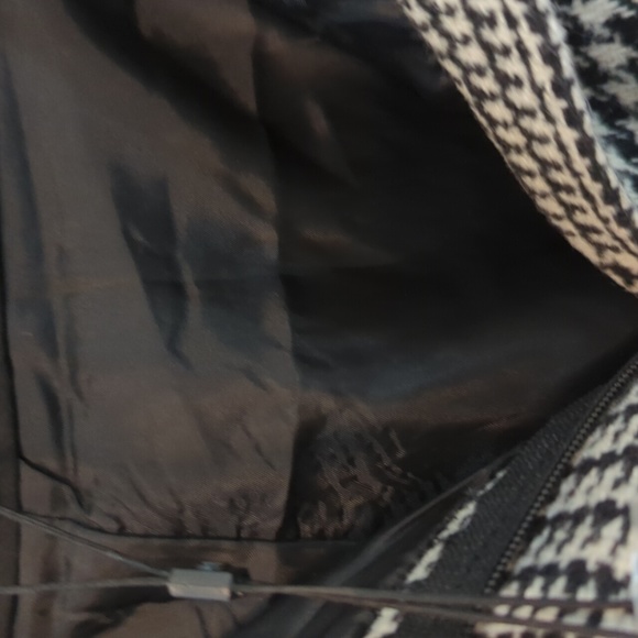 Dance & Marvel Black & White Houndstooth Fringed Pants - Picture 10 of 16